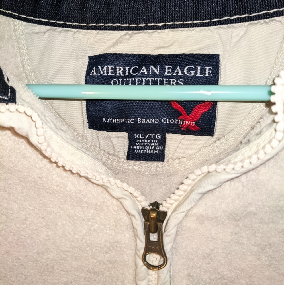 American Eagle Quarter Zip Pull Over - image 2